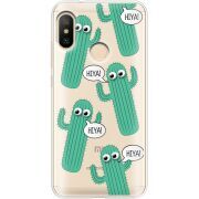 Прозрачный чехол Uprint Xiaomi Mi A2 Lite с 3D-глазками HIYA
