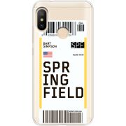 Прозрачный чехол Uprint Xiaomi Mi A2 Lite Ticket Springfield