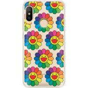 Прозрачный чехол Uprint Xiaomi Mi A2 Lite Hippie Flowers
