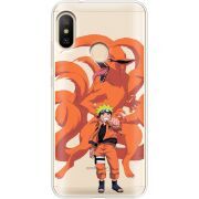 Прозрачный чехол Uprint Xiaomi Mi A2 Lite Naruto and Kurama