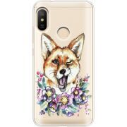 Прозрачный чехол Uprint Xiaomi Mi A2 Lite Winking Fox