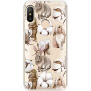 Прозрачный чехол Uprint Xiaomi Mi A2 Lite Cotton and Rabbits