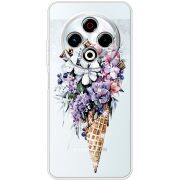Чохол зі стразами Tecno Spark 30 4G Ice Cream Flowers