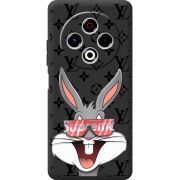 Чорний чохол BoxFace Tecno Spark 30 4G looney bunny