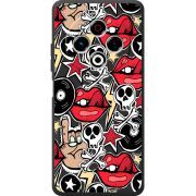 Чорний чохол BoxFace Tecno Spark 30 4G Rock Graffiti