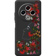 Чорний чохол BoxFace Tecno Spark 30 4G 3D Ukrainian Muse