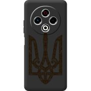 Чорний чохол BoxFace Tecno Spark 30 4G Ukrainian Trident