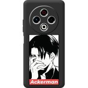 Чорний чохол BoxFace Tecno Spark 30 4G Attack On Titan - Ackerman