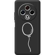 Чорний чохол BoxFace Tecno Spark 30 4G Balloon