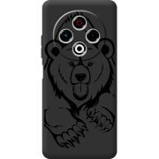 Чорний чохол BoxFace Tecno Spark 30 4G Grizzly Bear