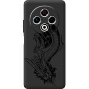 Чорний чохол BoxFace Tecno Spark 30 4G Snake