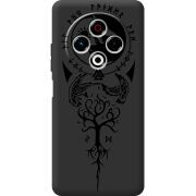 Чорний чохол BoxFace Tecno Spark 30 4G Hugin and Munin