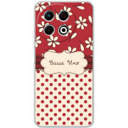 Чохол BoxFace Tecno Spark 30 Pro 4G Именной Polka Dots