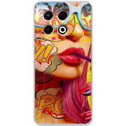 Чохол BoxFace Tecno Spark 30 Pro 4G Yellow Girl Pop Art