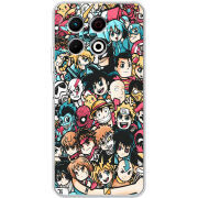Чохол BoxFace Tecno Spark 30 Pro 4G Anime Stickers