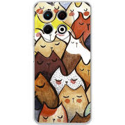 Чохол BoxFace Tecno Spark 30 Pro 4G Sleepy Cats