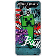 Чохол BoxFace Tecno Spark 30 Pro 4G Minecraft Graffiti