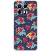Чохол BoxFace Tecno Spark 30 Pro 4G Flying Elephants