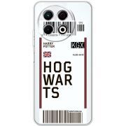 Прозорий чохол BoxFace Tecno Spark 30 Pro 4G Ticket Hogwarts
