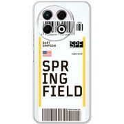 Прозорий чохол BoxFace Tecno Spark 30 Pro 4G Ticket Springfield