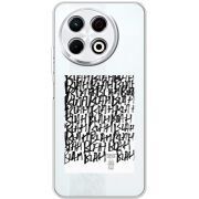 Прозорий чохол BoxFace Tecno Spark 30 Pro 4G Blah Blah
