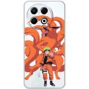 Прозорий чохол BoxFace Tecno Spark 30 Pro 4G Naruto and Kurama