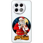 Прозорий чохол BoxFace Tecno Spark 30 Pro 4G Cool Santa