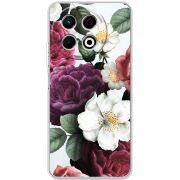 Прозорий чохол BoxFace Tecno Spark 30 Pro 4G Floral Dark Dreams