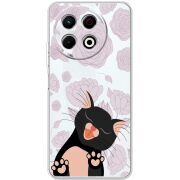 Прозорий чохол BoxFace Tecno Spark 30 Pro 4G Meow