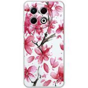 Прозорий чохол BoxFace Tecno Spark 30 Pro 4G Pink Magnolia