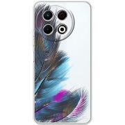 Прозорий чохол BoxFace Tecno Spark 30 Pro 4G Feathers