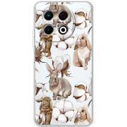 Прозорий чохол BoxFace Tecno Spark 30 Pro 4G Cotton and Rabbits