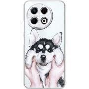 Прозорий чохол BoxFace Tecno Spark 30 Pro 4G Husky