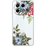 Прозорий чохол BoxFace Tecno Spark 30 Pro 4G Floral
