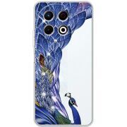 Чохол зі стразами Tecno Spark 30 Pro 4G Peafowl