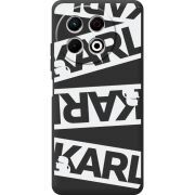 Чорний чохол BoxFace Tecno Spark 30 Pro 4G White Karl