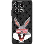 Чорний чохол BoxFace Tecno Spark 30 Pro 4G looney bunny