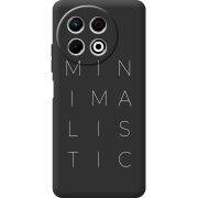 Чорний чохол BoxFace Tecno Spark 30 Pro 4G Minimalistic