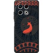 Чорний чохол BoxFace Tecno Spark 30 Pro 4G Ornament