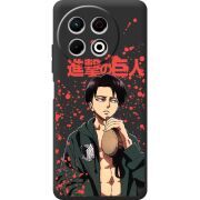 Чорний чохол BoxFace Tecno Spark 30 Pro 4G Атака Титанов Леви
