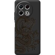 Чорний чохол BoxFace Tecno Spark 30 Pro 4G Chinese Dragon