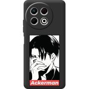 Чорний чохол BoxFace Tecno Spark 30 Pro 4G Attack On Titan - Ackerman