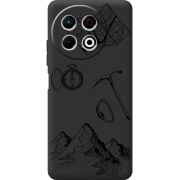 Чорний чохол BoxFace Tecno Spark 30 Pro 4G Mountains