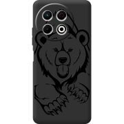 Чорний чохол BoxFace Tecno Spark 30 Pro 4G Grizzly Bear