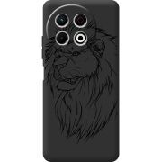 Чорний чохол BoxFace Tecno Spark 30 Pro 4G Lion