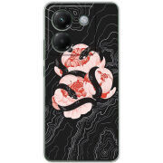 Чохол BoxFace Poco M7 Pro 5G Snake Rose