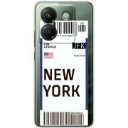 Прозорий чохол BoxFace Poco M7 Pro 5G Ticket New York