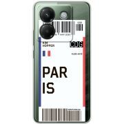 Прозорий чохол BoxFace Poco M7 Pro 5G Ticket Paris