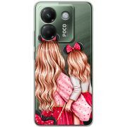 Прозорий чохол BoxFace Poco M7 Pro 5G Mouse Girls