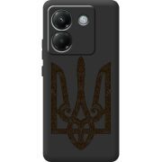 Чорний чохол BoxFace Poco M7 Pro 5G Ukrainian Trident